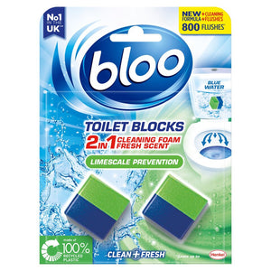 Bloo Toilet Blocks Limescale Prevention 2X50g