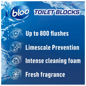 Bloo Toilet Blocks Limescale Prevention 2X50g