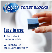 Load image into Gallery viewer, Bloo Toilet Blocks Limescale Prevention 2X50g
