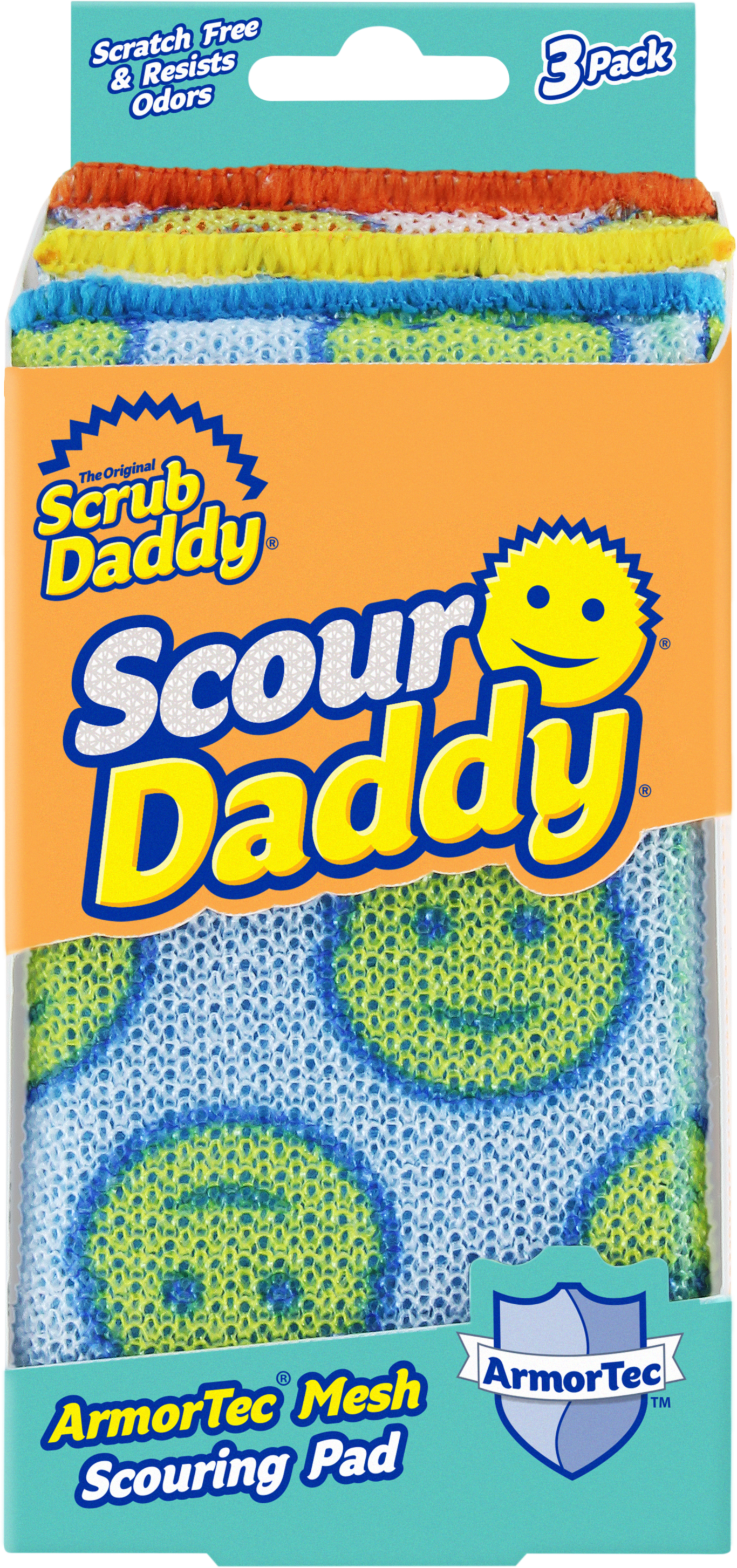 Scrub Daddy Heavy Duty Mesh Scouring Pad - Set of 3